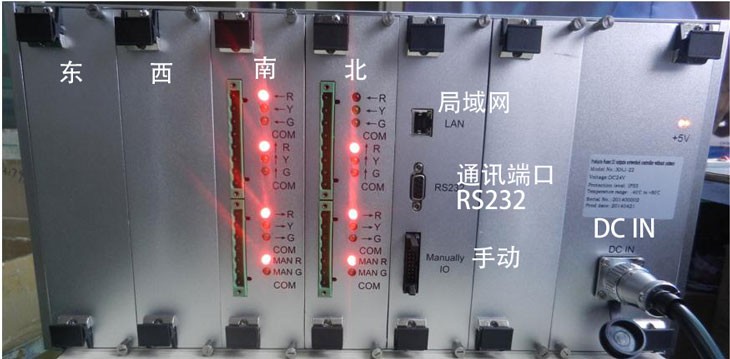 智能交通控制机接线示意图